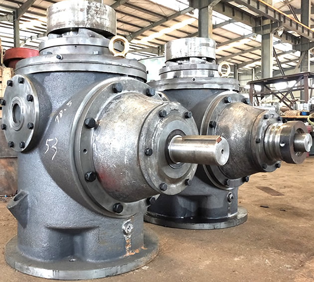 待油漆的H750系列直角齒輪箱